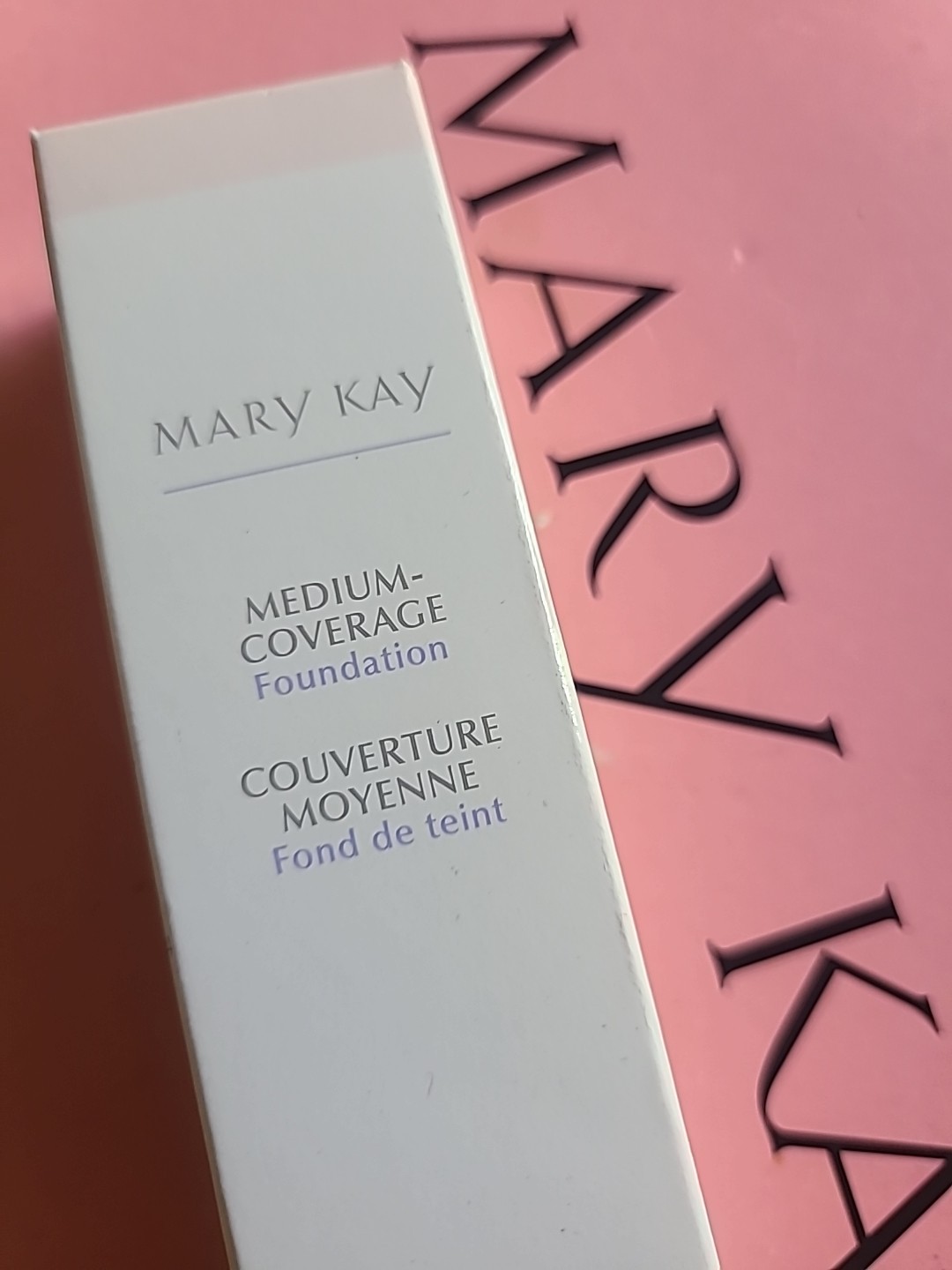 Mary Kay Medium Coverage Foundation Beige 404 356900 Pink Cap NIB New