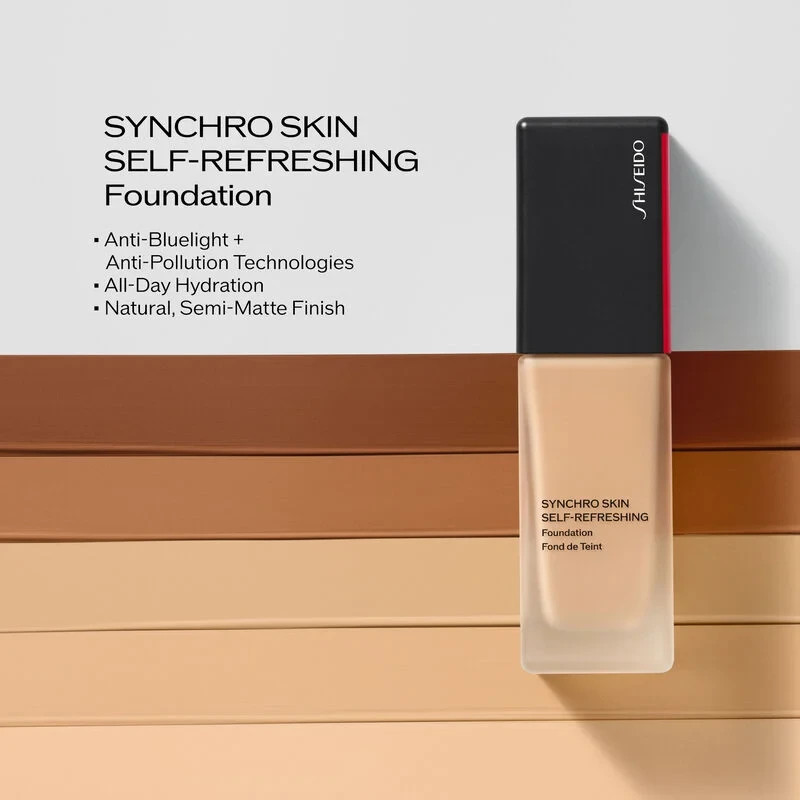 Shiseido Synchro Skin Self Refreshing Foundation 30ml (Various Shades) – 130