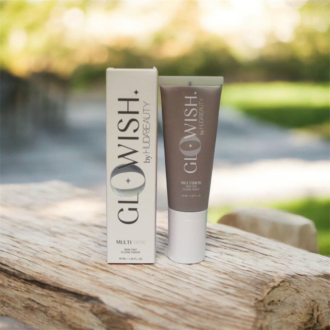GloWish by Huda Beauty Multi Dew Skin Tint * RICH 12 * 1.35 oz NIB!