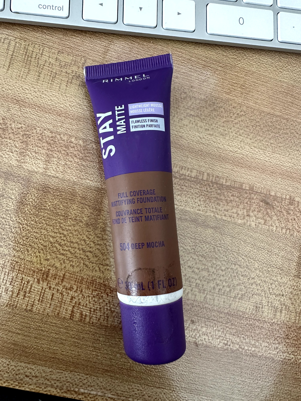 Rimmel Stay Matte Liquid Mousse Foundation Lightweight 504 Deep Mocha