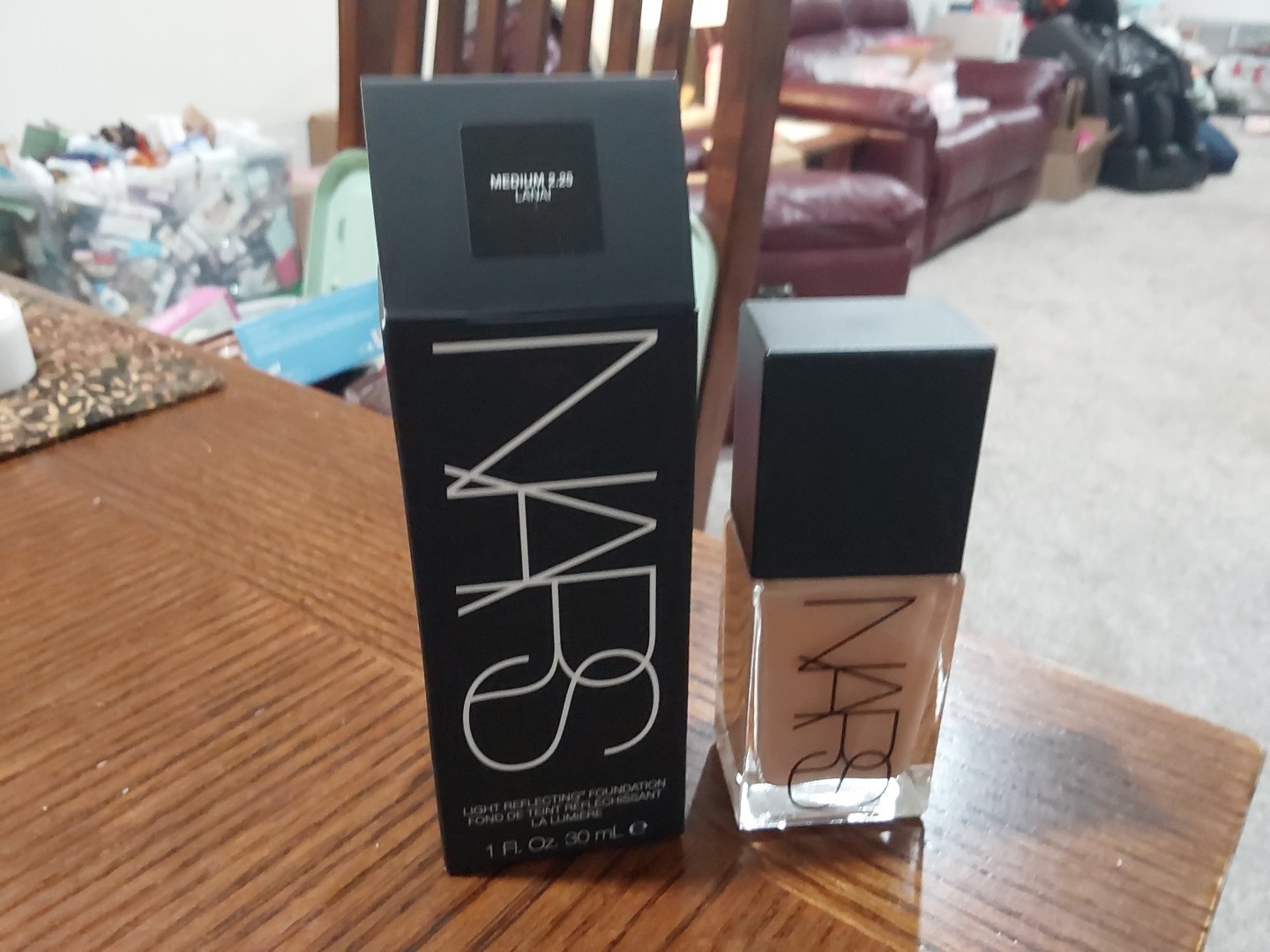 NARS LIGHT RELECTING FOUNDATION in SHADE MEDIUM 2.25 LANAI FL SZ 1 OZ NEW IN BOX