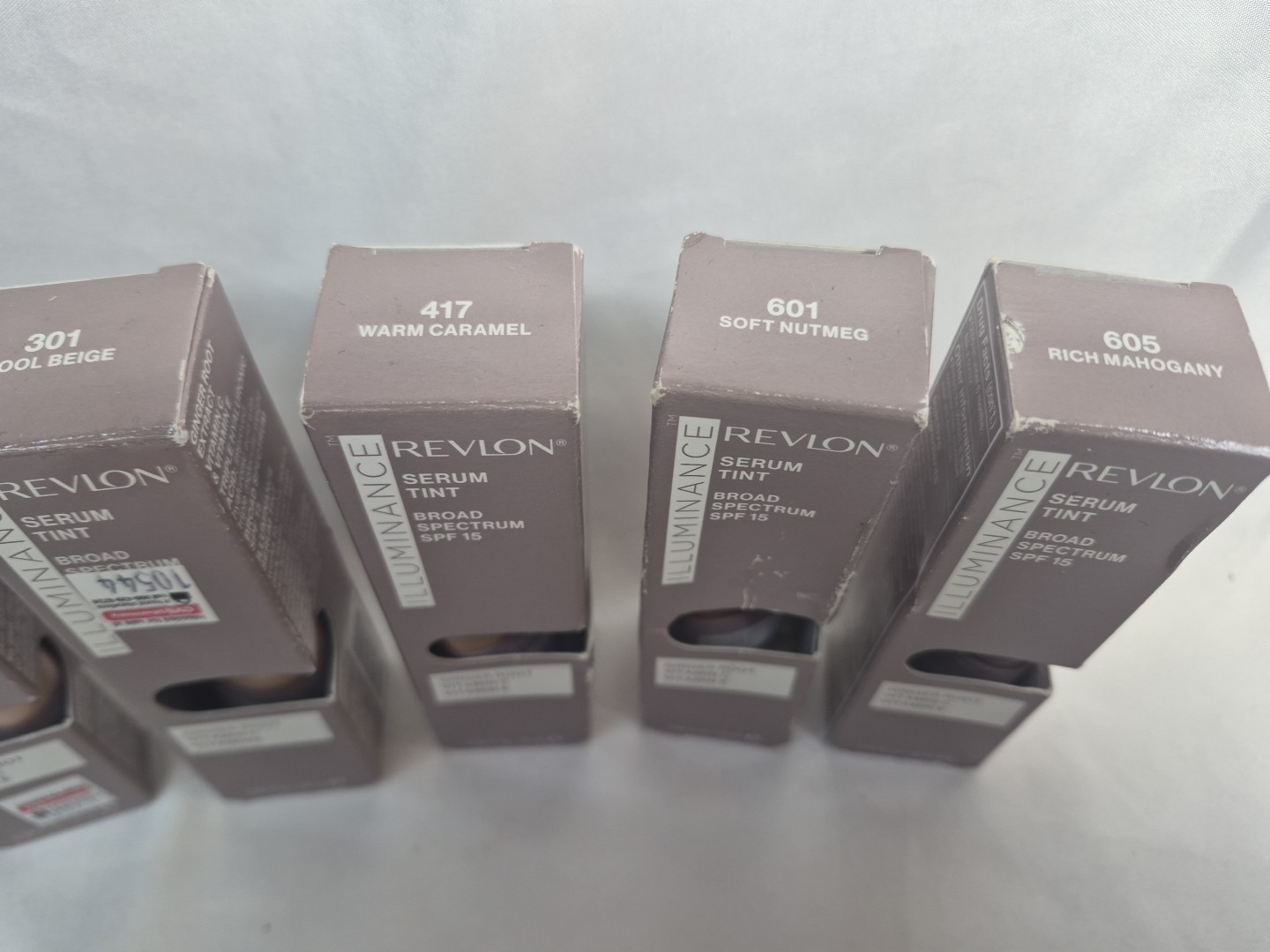 6- Revlon Illuminance Serum Tint SPF 15 Mixed Colors Makeup .94oz/28ml NEW EX25