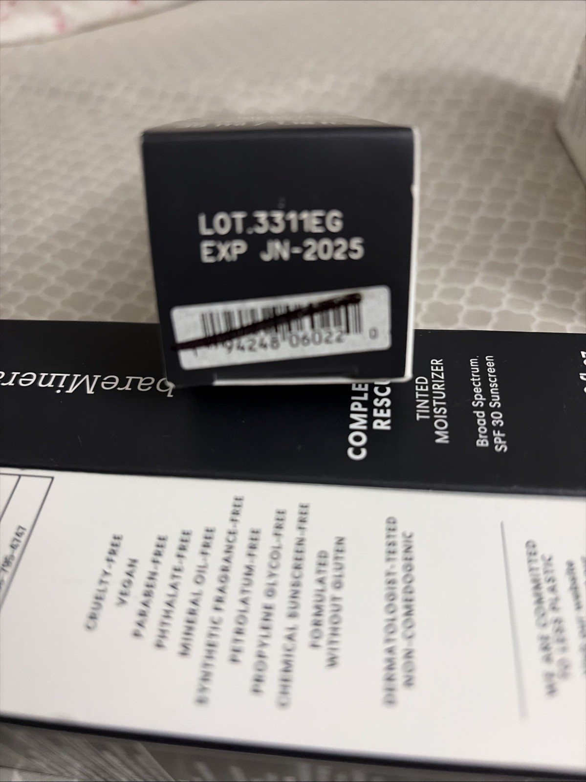 bareMinerals Complexion Rescue Tinted Moisturizer BUTTERCREAM Broad Spectrum SPF