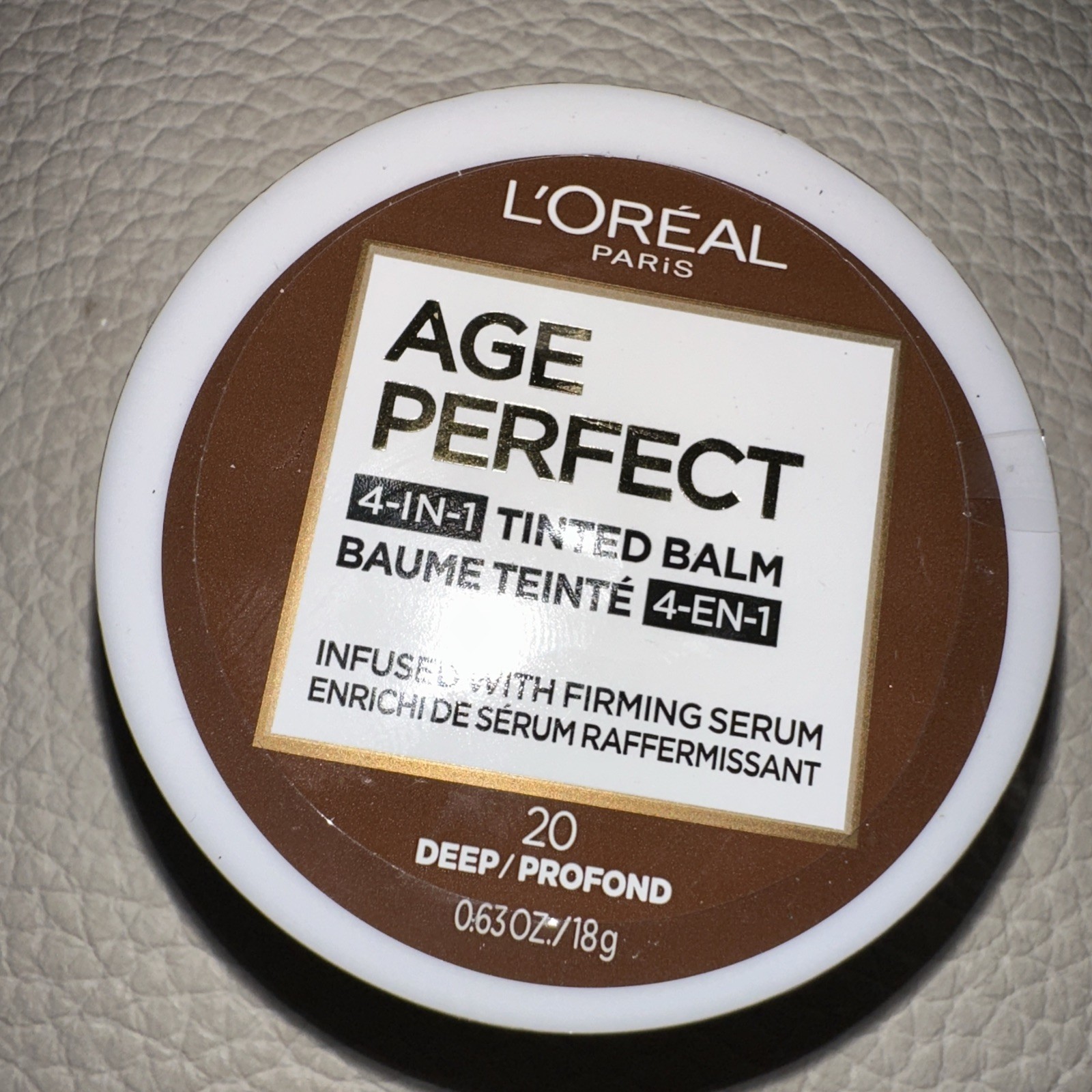 L’Oreal Paris AGE PERFECT 4-in-1 Tinted Balm Foundation , 20 Deep