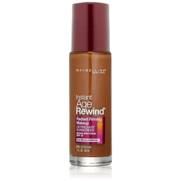 Maybelline Instant Age Rewind Radiant Firming Makeup SPF 18 360 Cocoa 1 Fl Oz