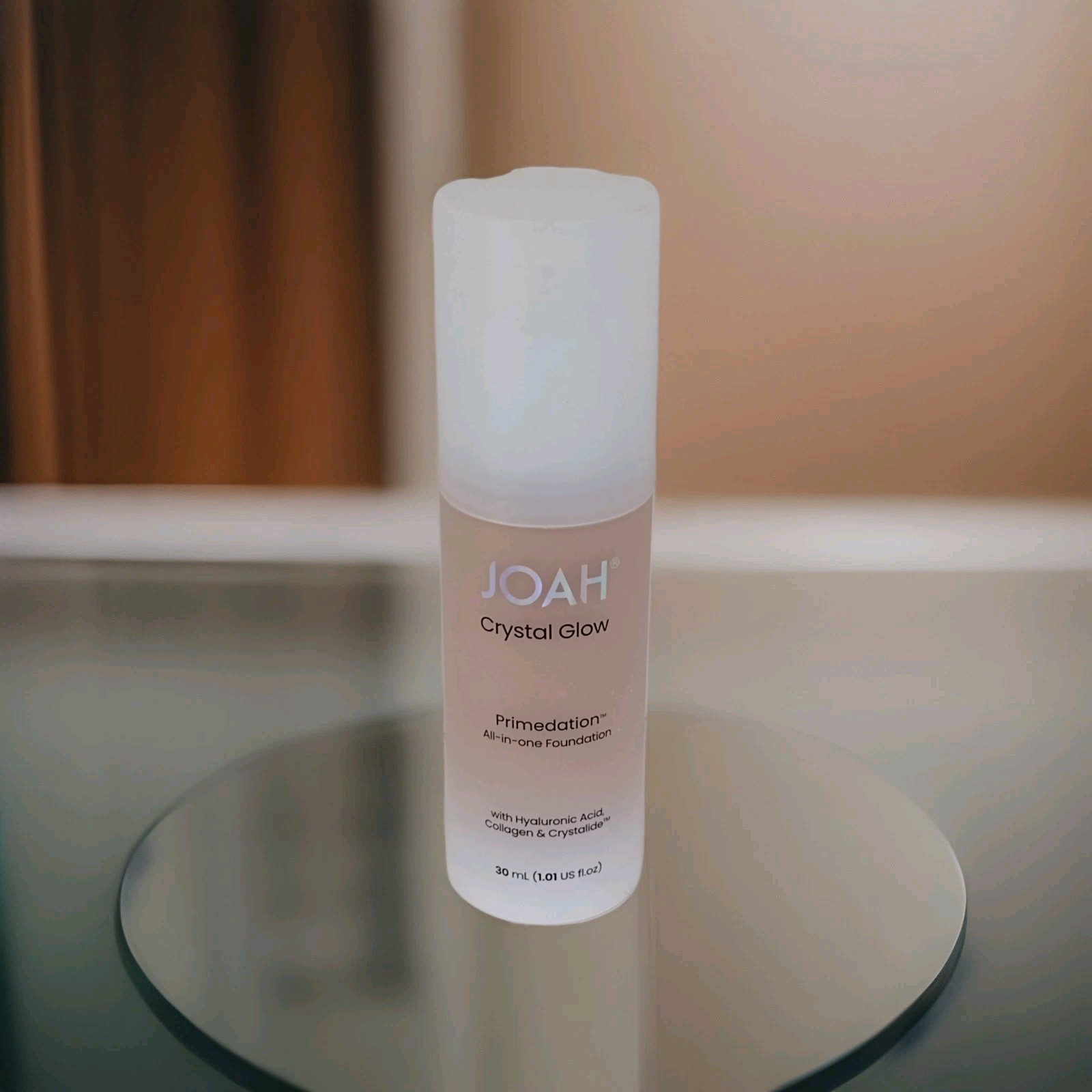 Joah CRYSTAL GLOW PRIMEDATION Peptide Foundation LC030 LIGHT W COOL UNDERTONES