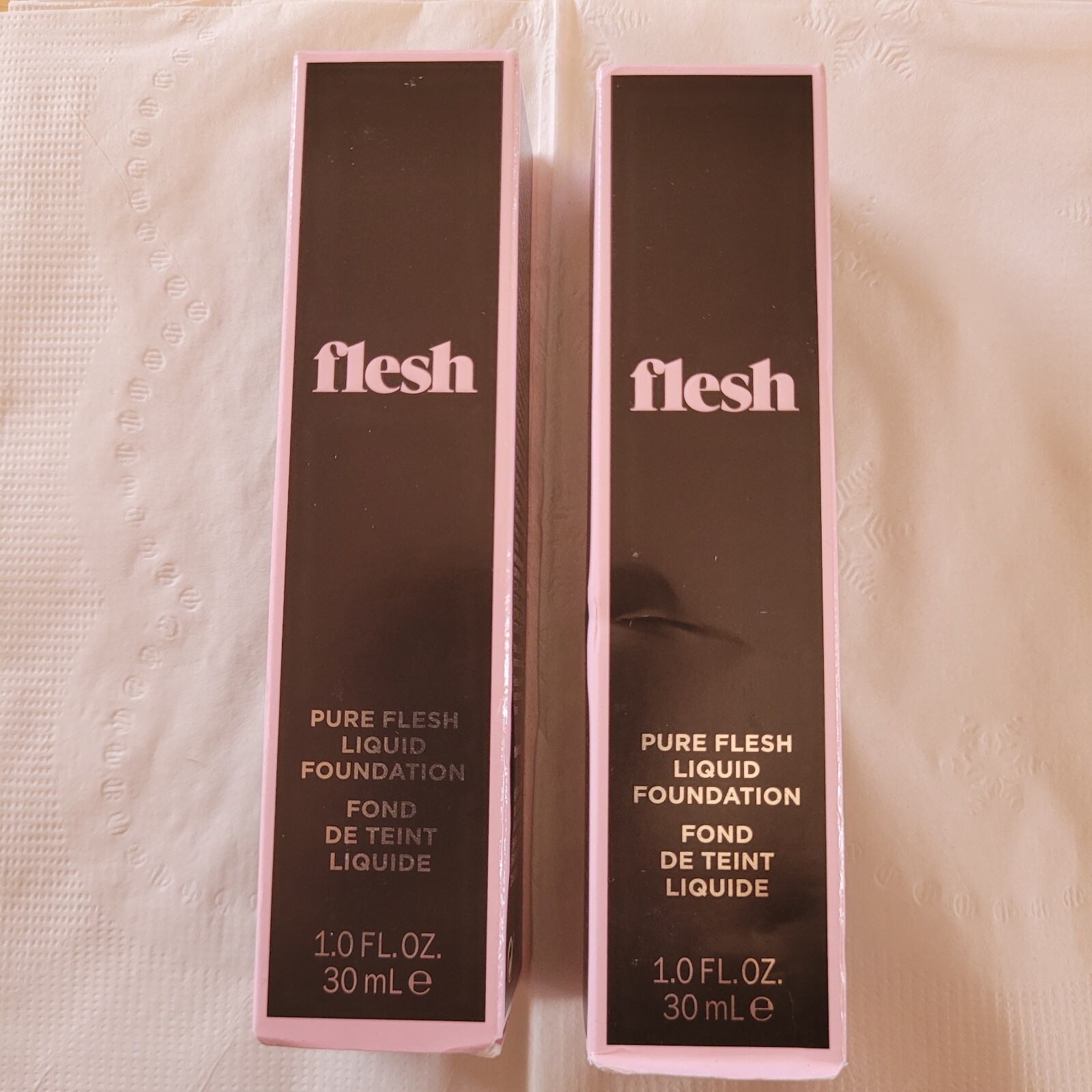 NEW 2pc Flesh Beauty By Revlon Pure Flesh Liquid Foundation #26 Toffee Neutral