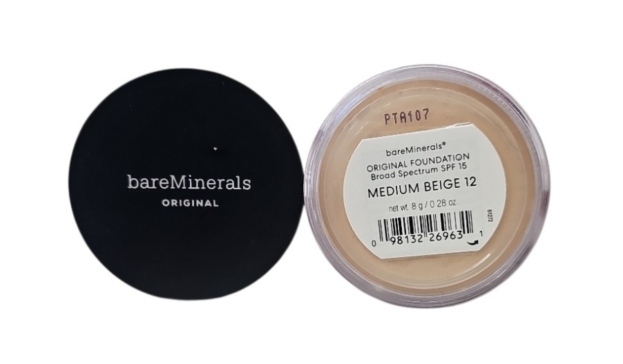 BareMinerals Original Foundation Powder SPF 15 Medium Beige 12 8g/0.28 oz New