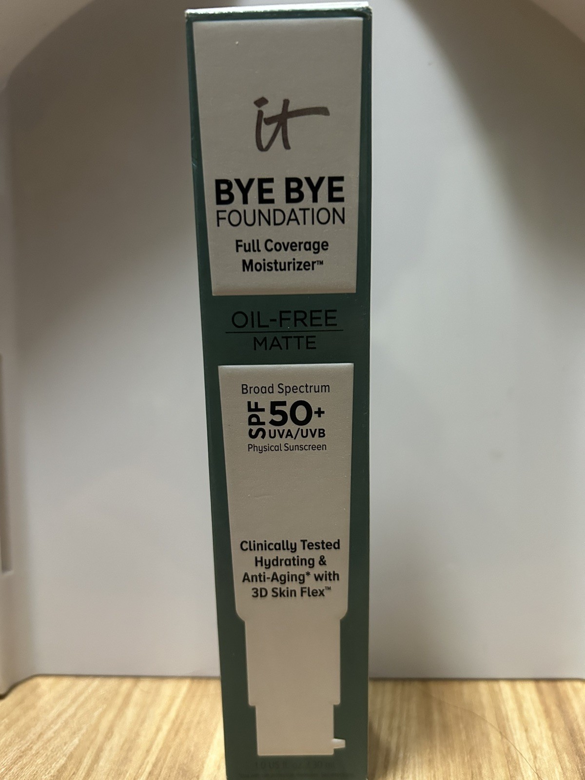 4x IT Cosmetics Bye Bye Foundation -Full Coverage Moisturizer 50 SPF- Shade Rich