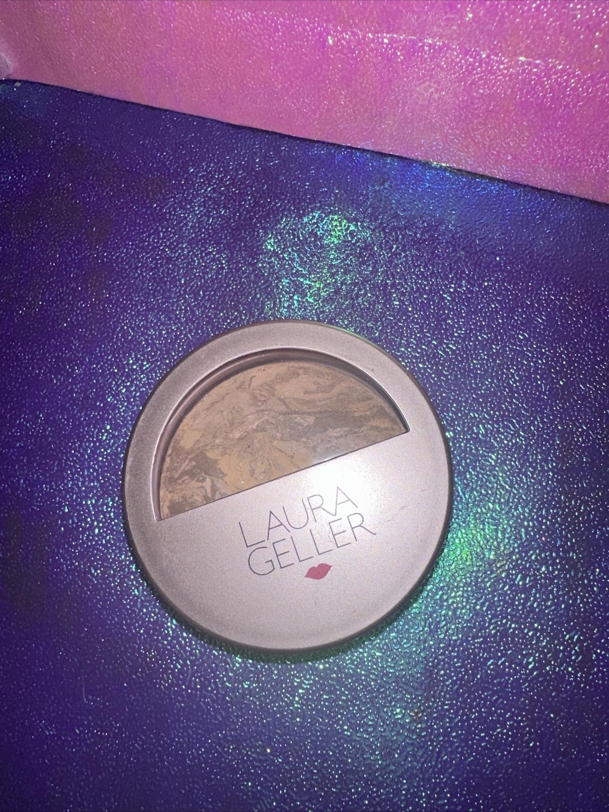 Laura Geller Baked Balance N Glow Illuminating Foundation TAN .28 oz New