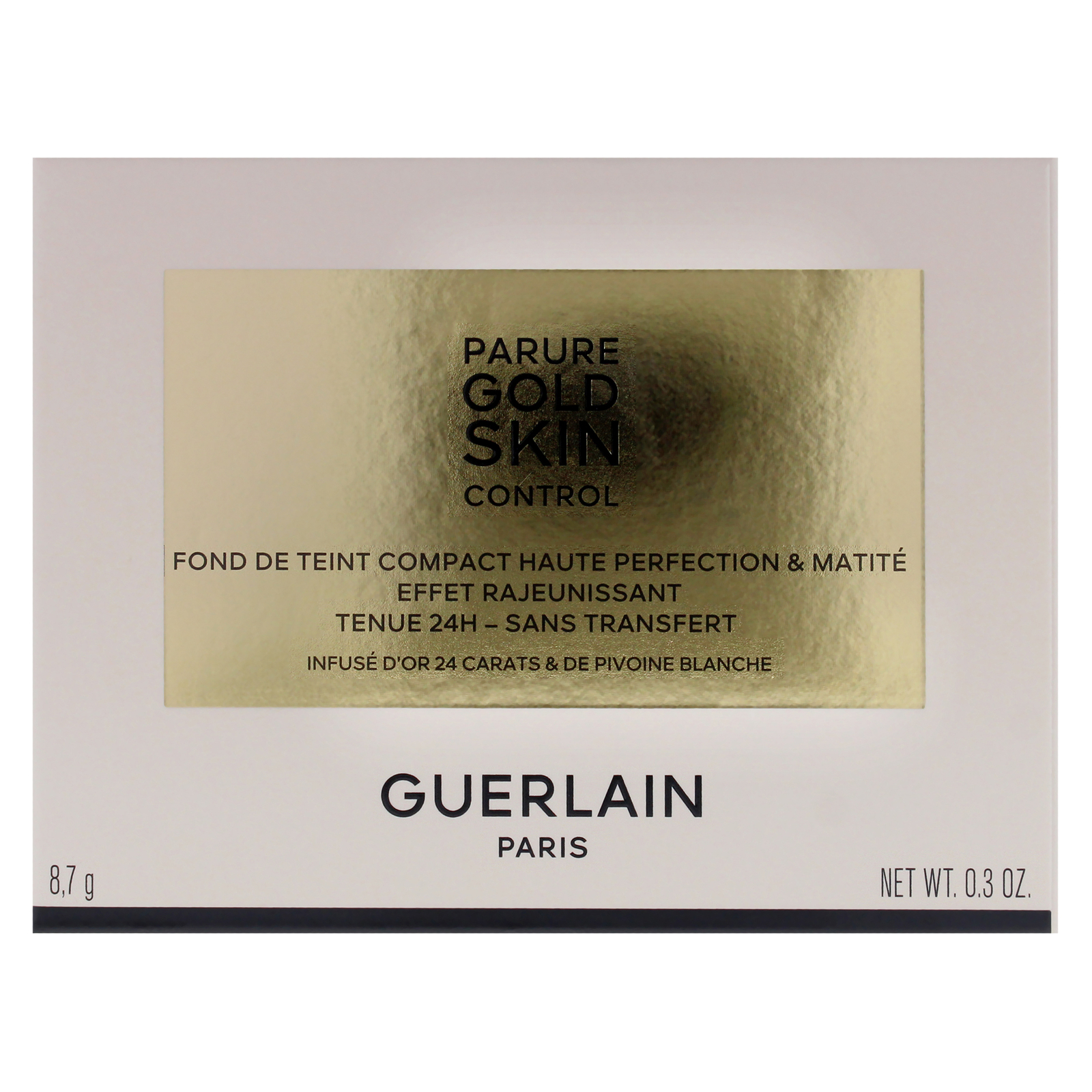 Guerlain Matte Compact Foundation-3N Medium Skin withNeutral Beige Undertones –
