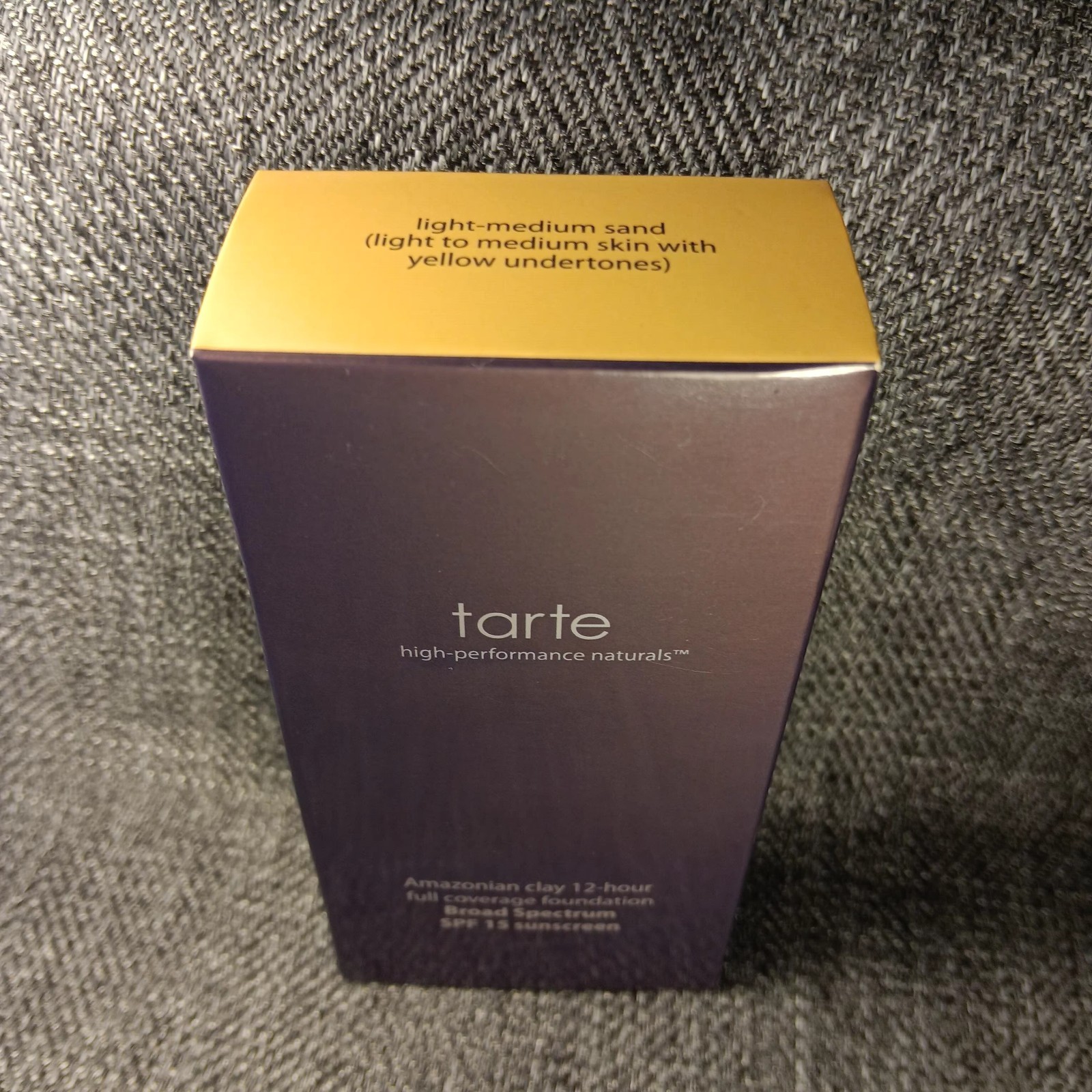 Tarte Amazonian Clay 12- hour full coverage foundation in light- medium sand