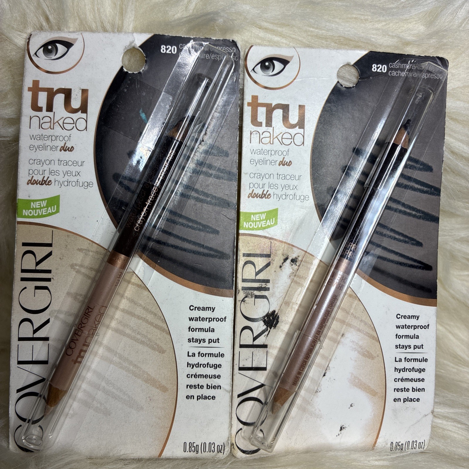 2x Covergirl Trunaked Waterproof Eyeliner Duo #820 CASHMERE ESPRESSO. Read