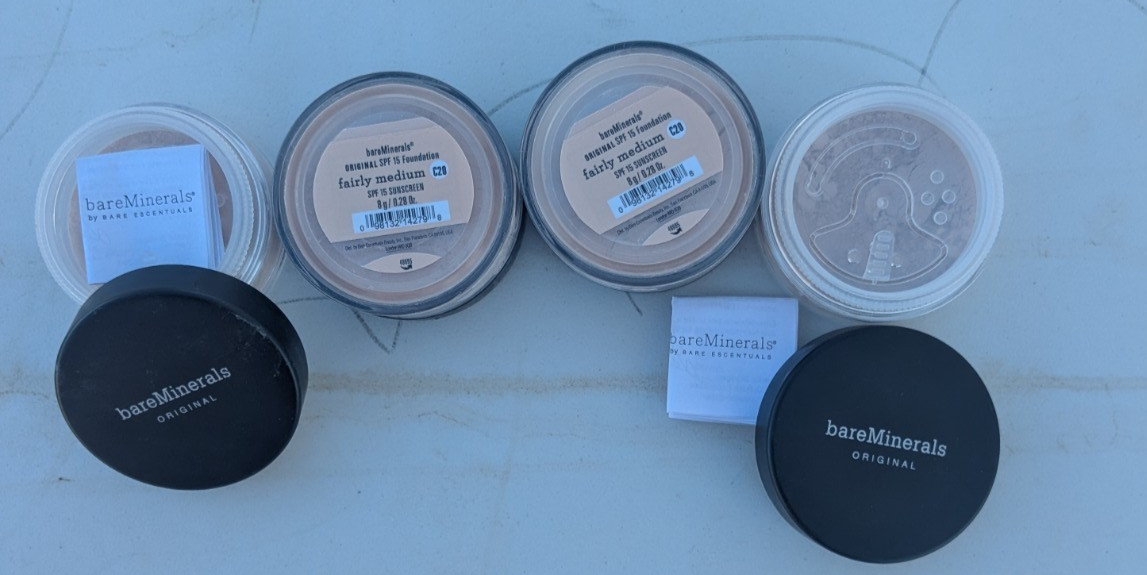 4X BareMinerals Original Foundation Fairly Medium C20 8g/0.28oz 4 Pack Free Ship