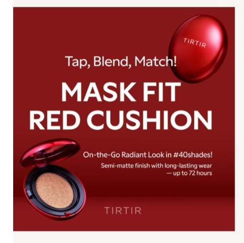 TIRTIR Mask Fit Red Cushion Foundation 30N Rich Honey, New
