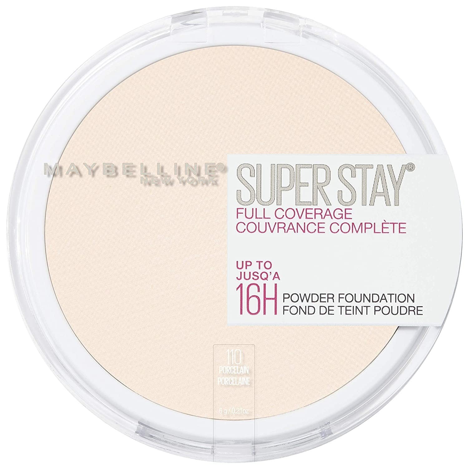 Maybelline Super Stay Full Coverage Powder Foundation Porcelain 110