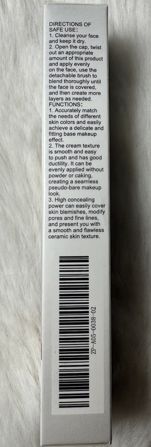 Zephoco Color Changing Foundation Stick Natural Exp September 14th 2028 New