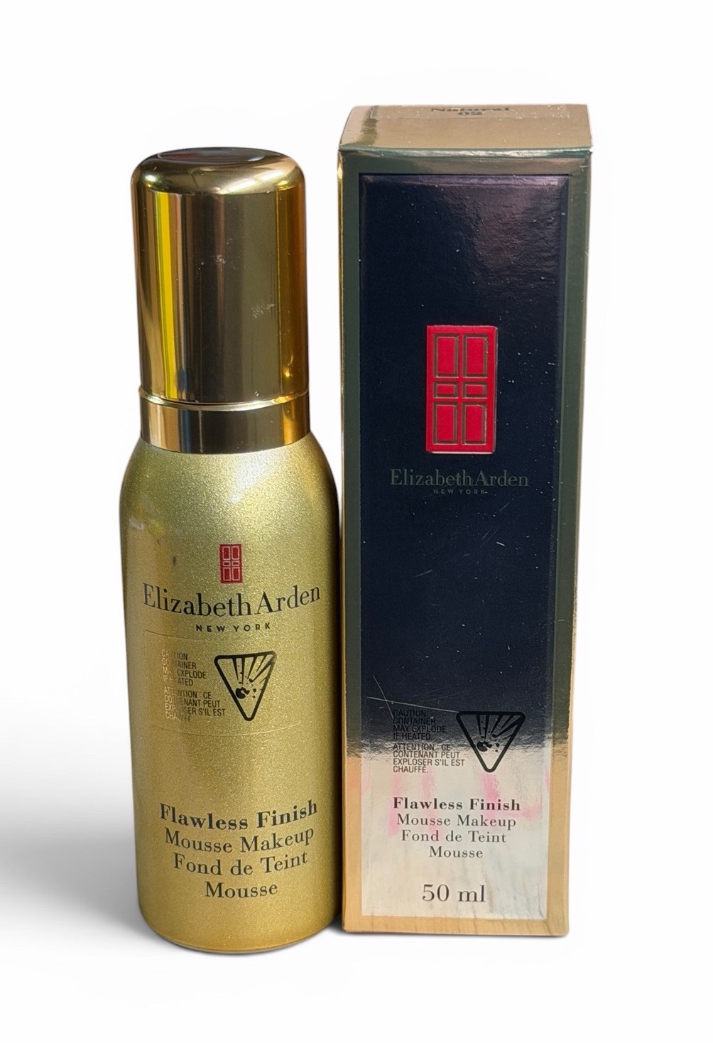 Elizabeth Arden Flawless Finish Mousse Foundation NATURAL 02* 50ml/1.69oz w/ Box