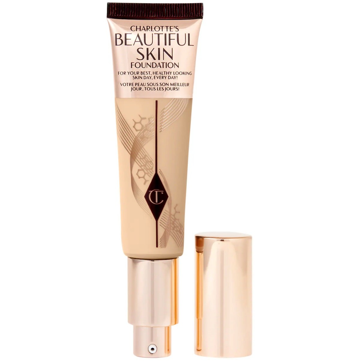 Charlotte Tilbury Beautiful Skin Medium Coverage Liquid Foundation #3 Cool NEW