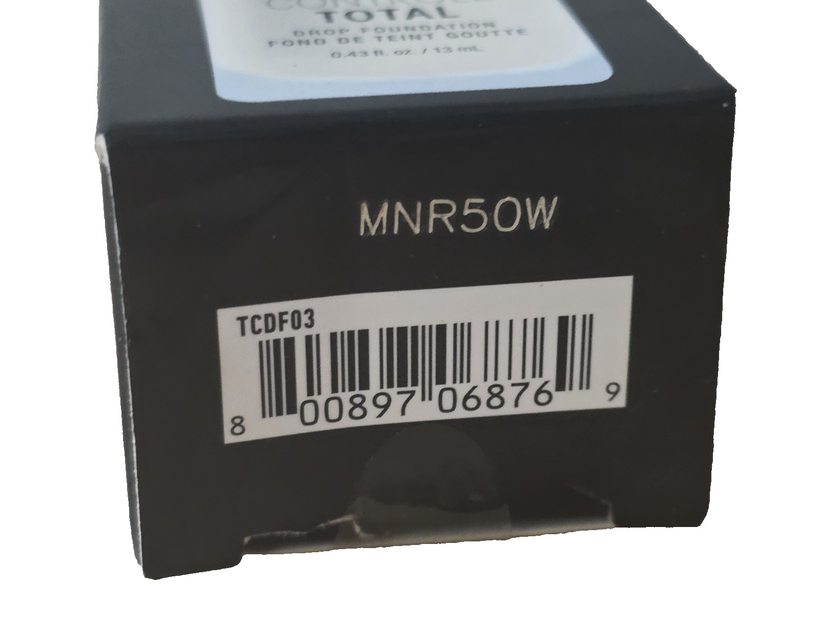 NYX Total Control Drop Foundation Professional Makeup TCDF03 Porcelain 0.43 oz