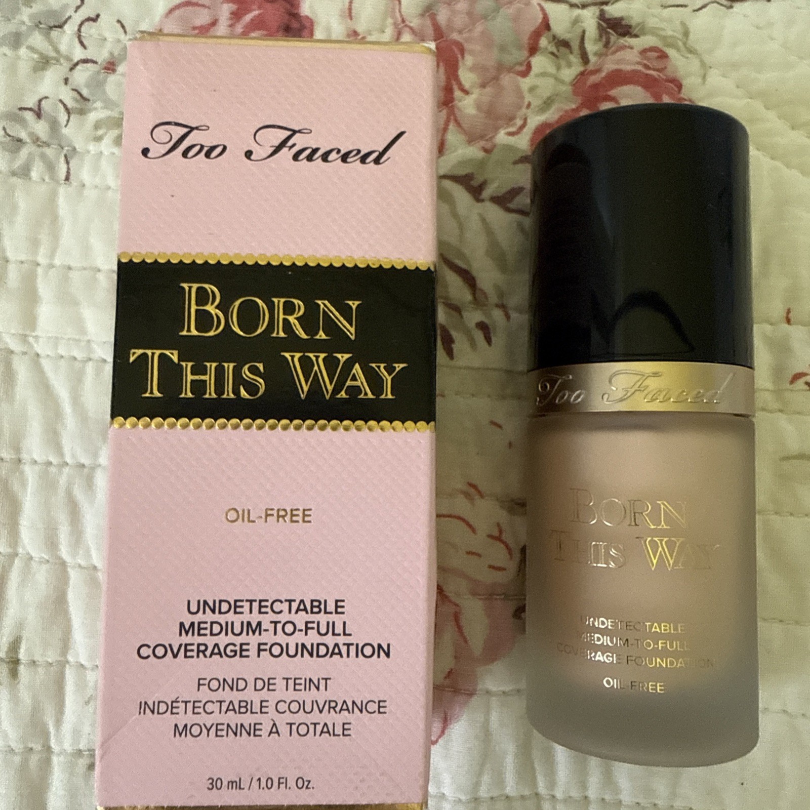 Too Faced Born This Way Oil Free Undetectable Foundation – SWAN- 1oz NIB FREE