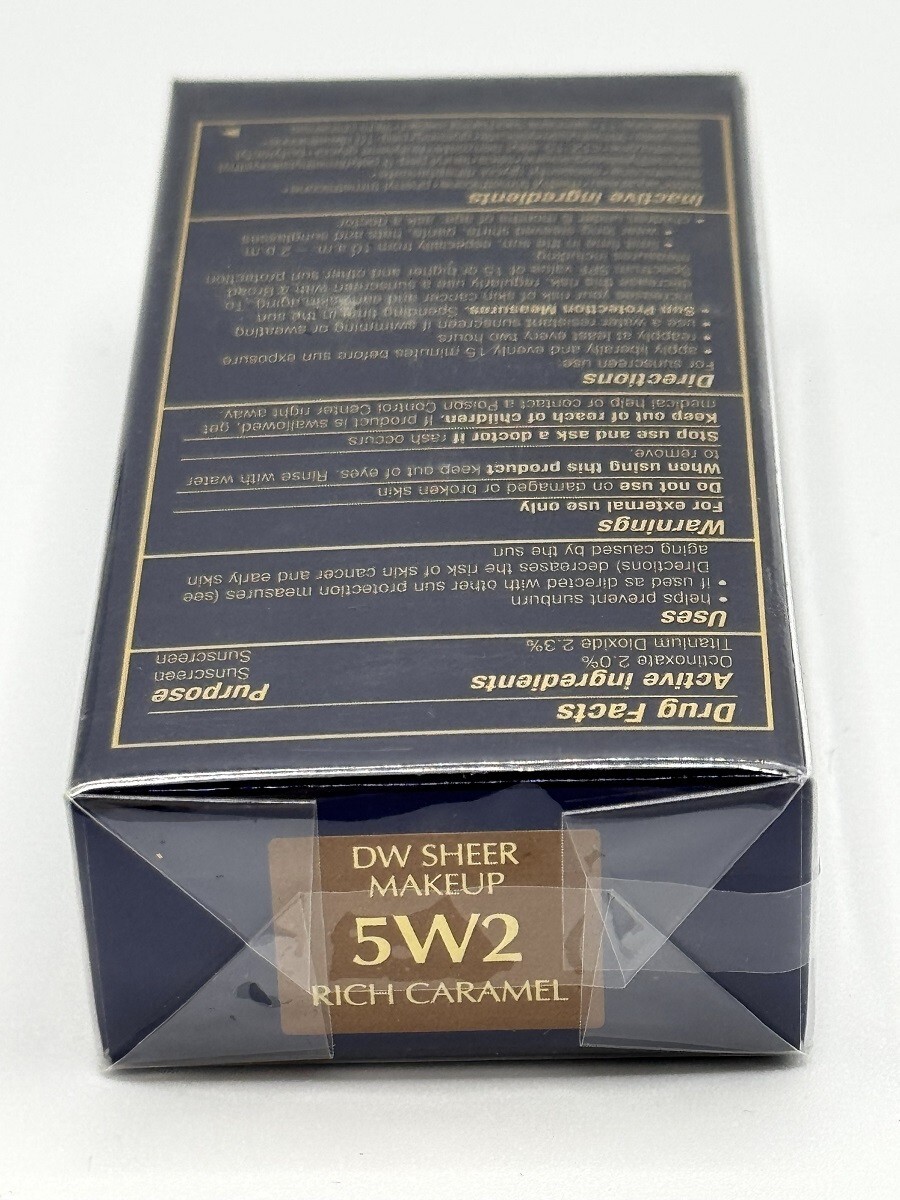 Estee Lauder Double Wear Sheer Long-Wear Foundation SPF 19, 5W2 Rich Caramel
