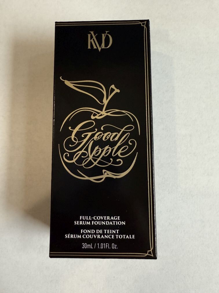 KVD Beauty Good Apple Full Coverage Serum Foundation – Medium 054 1.01 fl oz KVD