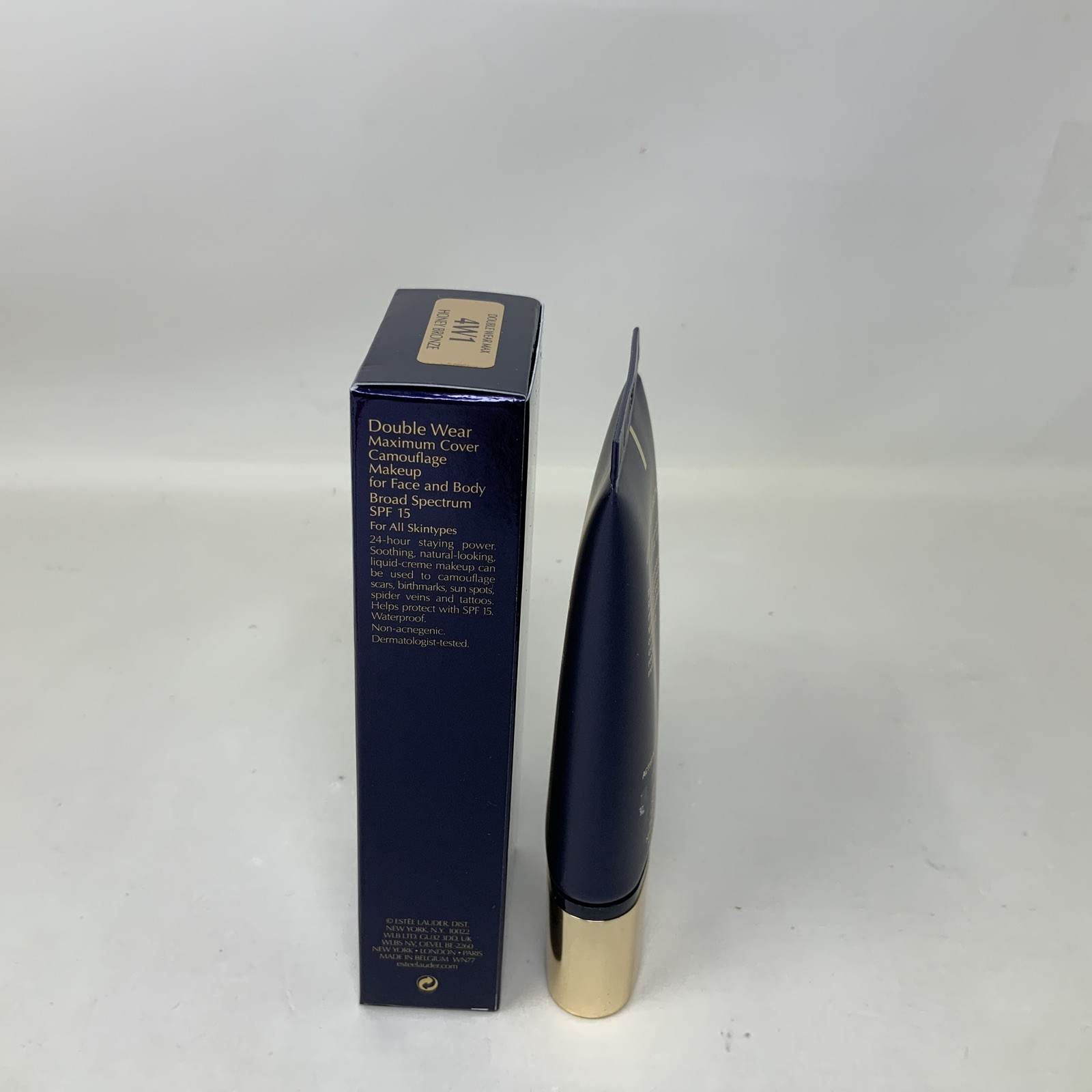 Estée Lauder Double Wear Maximum Cover Foundation 1 Fl Oz – 4W1 Honey Bronze