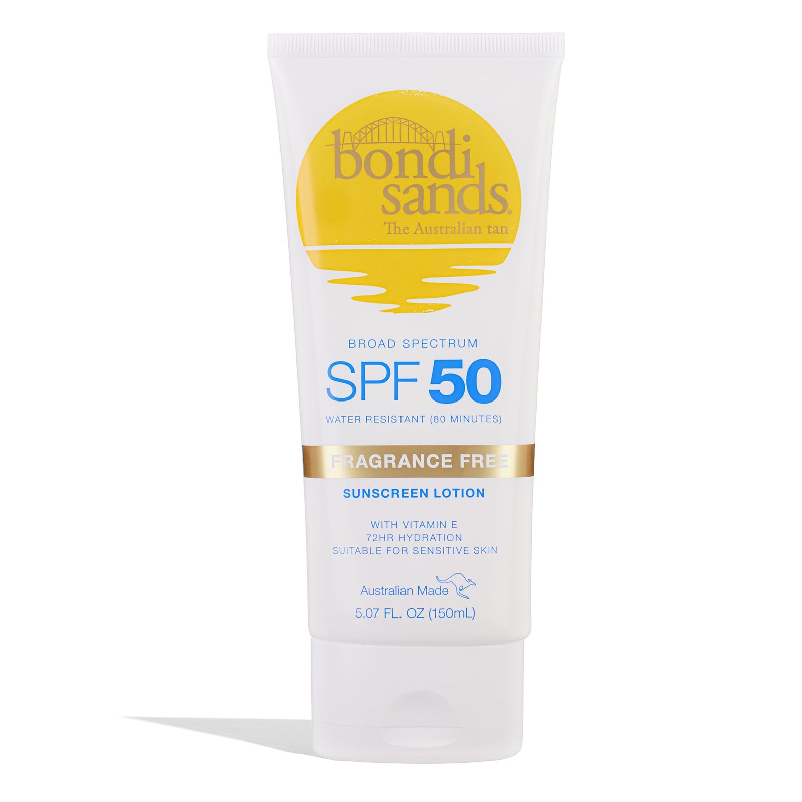 Bondi Sands Fragrance Free Sunscreen Body Lotion SPF 5.07 Fl Oz (Pack of 1)