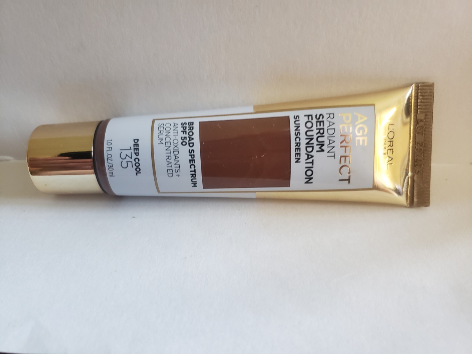 L’OREAL AGE PERFECT RADIANT SERUM FOUNDATION SPF 50 SUNSCREEN 135 DEEP COOL