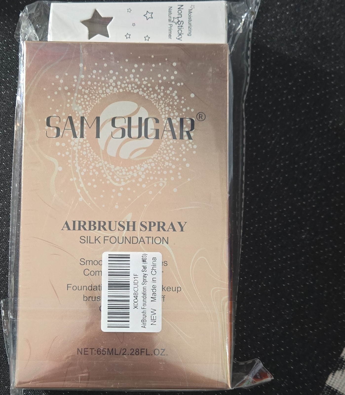 SAM SUGAR Airbrush Spray Silk Foundation #03 65ml Cruelty-Free