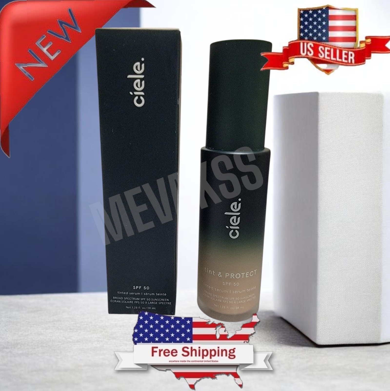 Shade 3 Light Ciele tint & protect SPF 50 Tinted Serum Fundation Exp 04/29