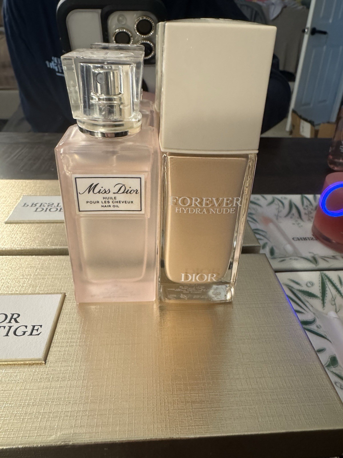 Dior Forever Hydra Nude Foundation & Miss Dior Hair Oil Bundle