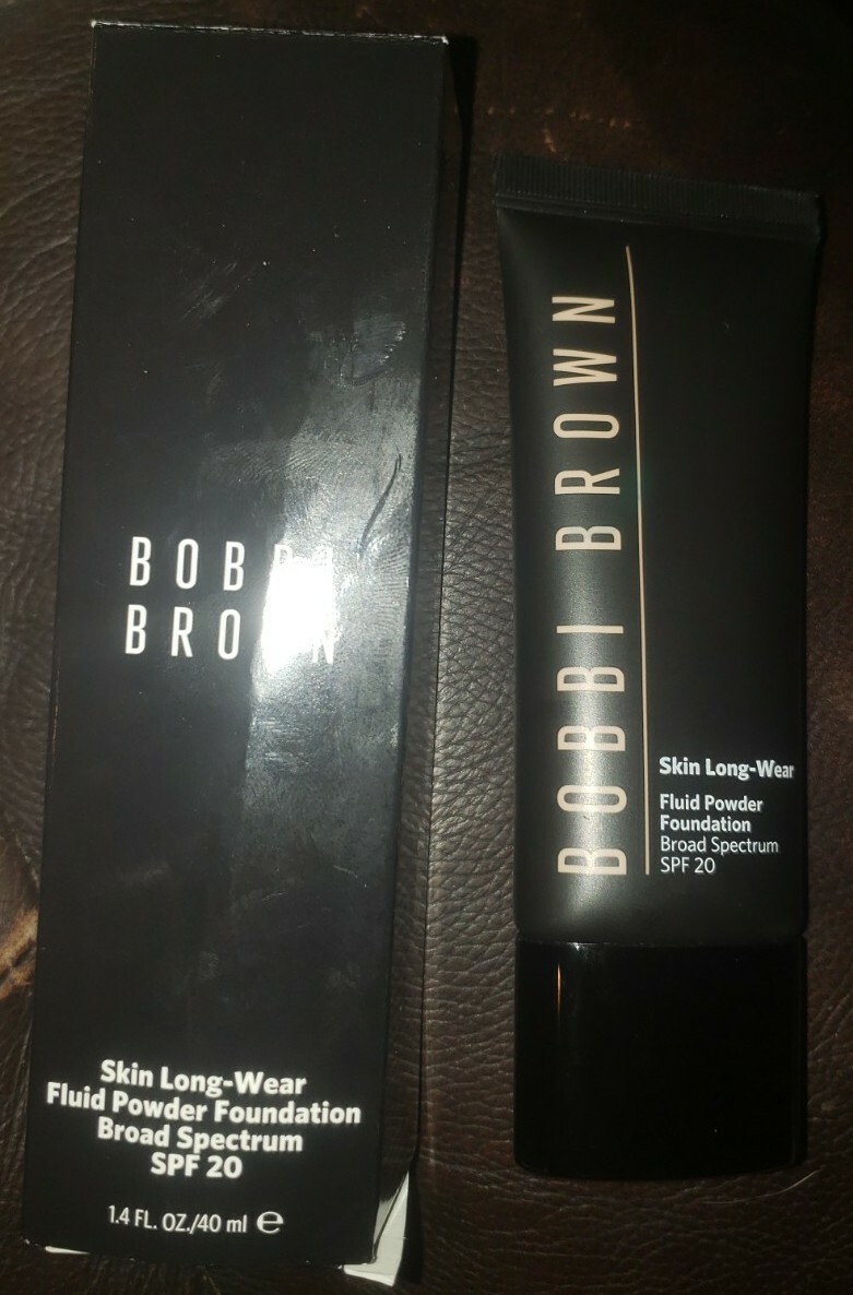 Bobbi Brown Skin Long-Wear Fluid Powder Foundation SPF20 N-012 Porcelain New!