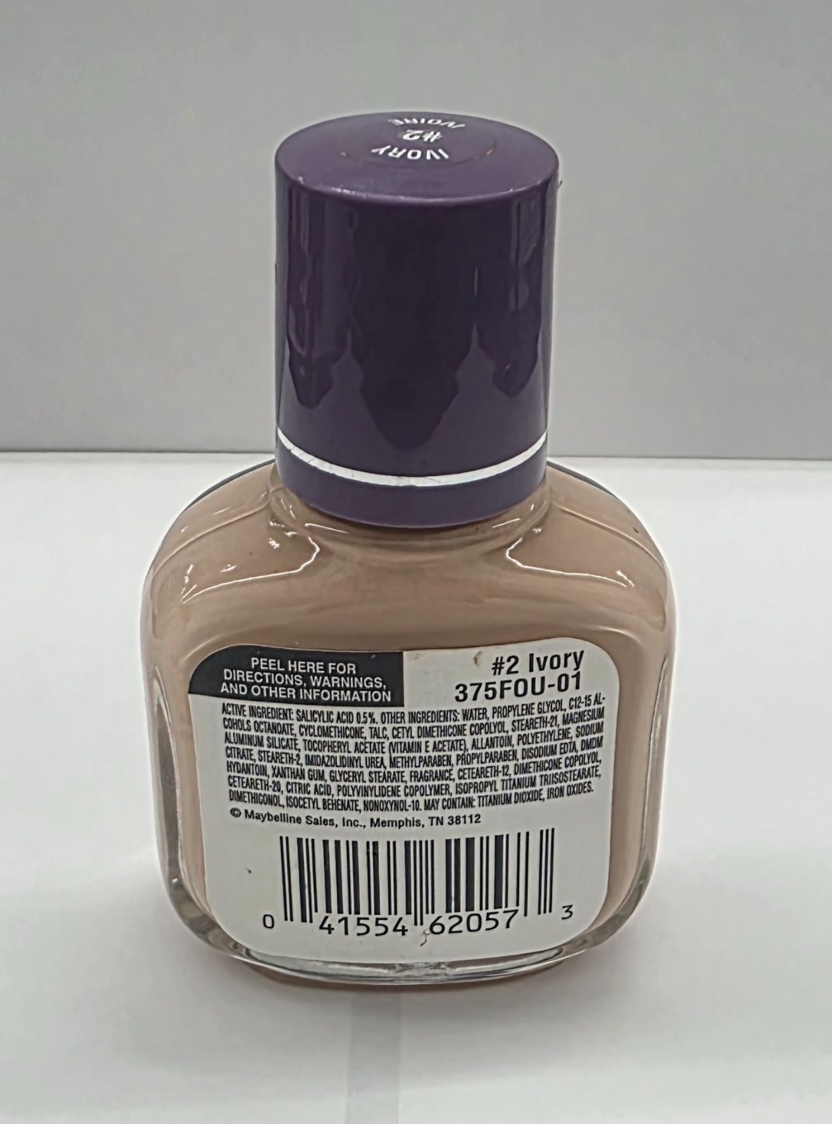NEW Maybelline Shine Free BLEMISH CONTROL Makeup -#2 IVORY