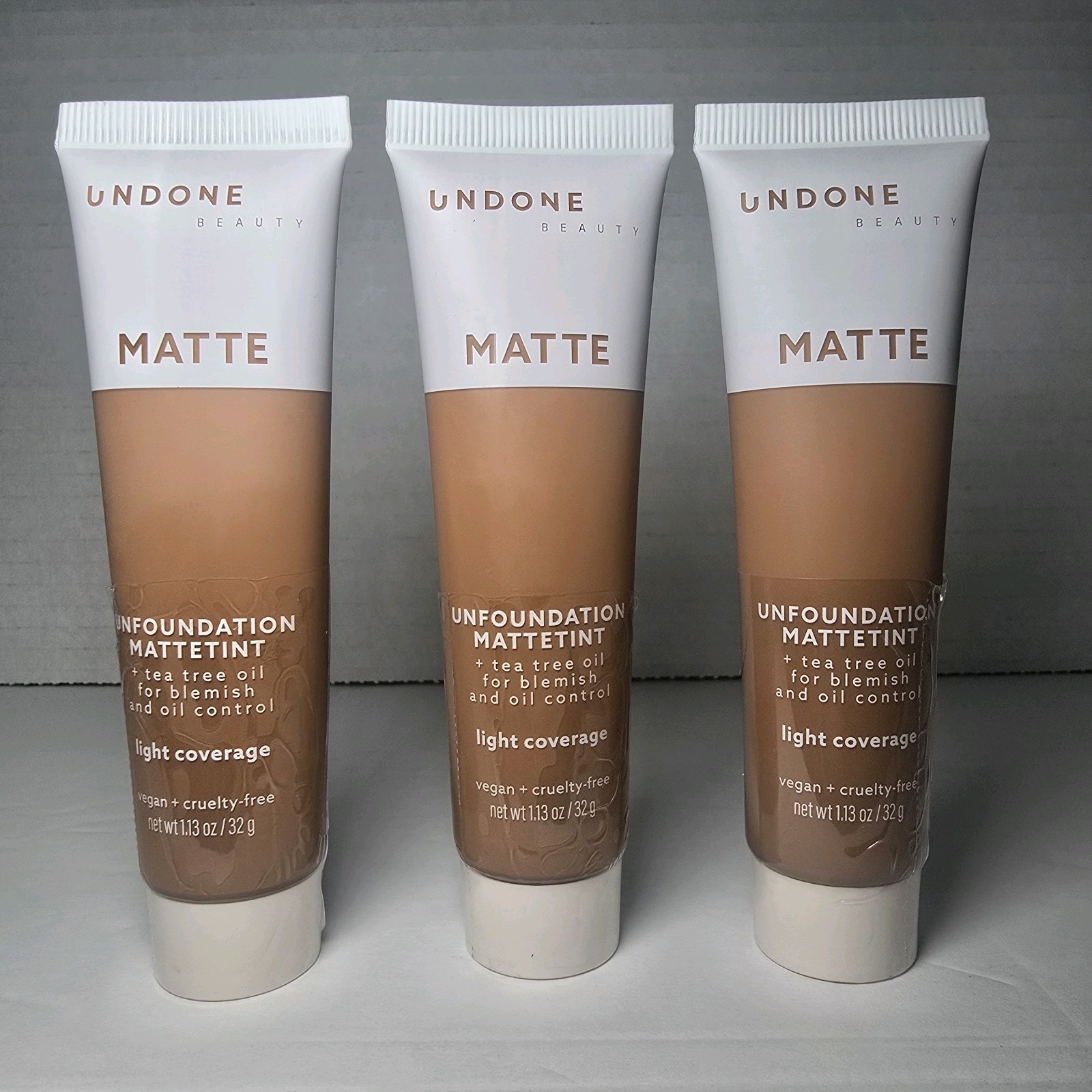 Undone Beauty Unfoundation Matte Tint Light Coverage #454 Rich Honey Medium (3)