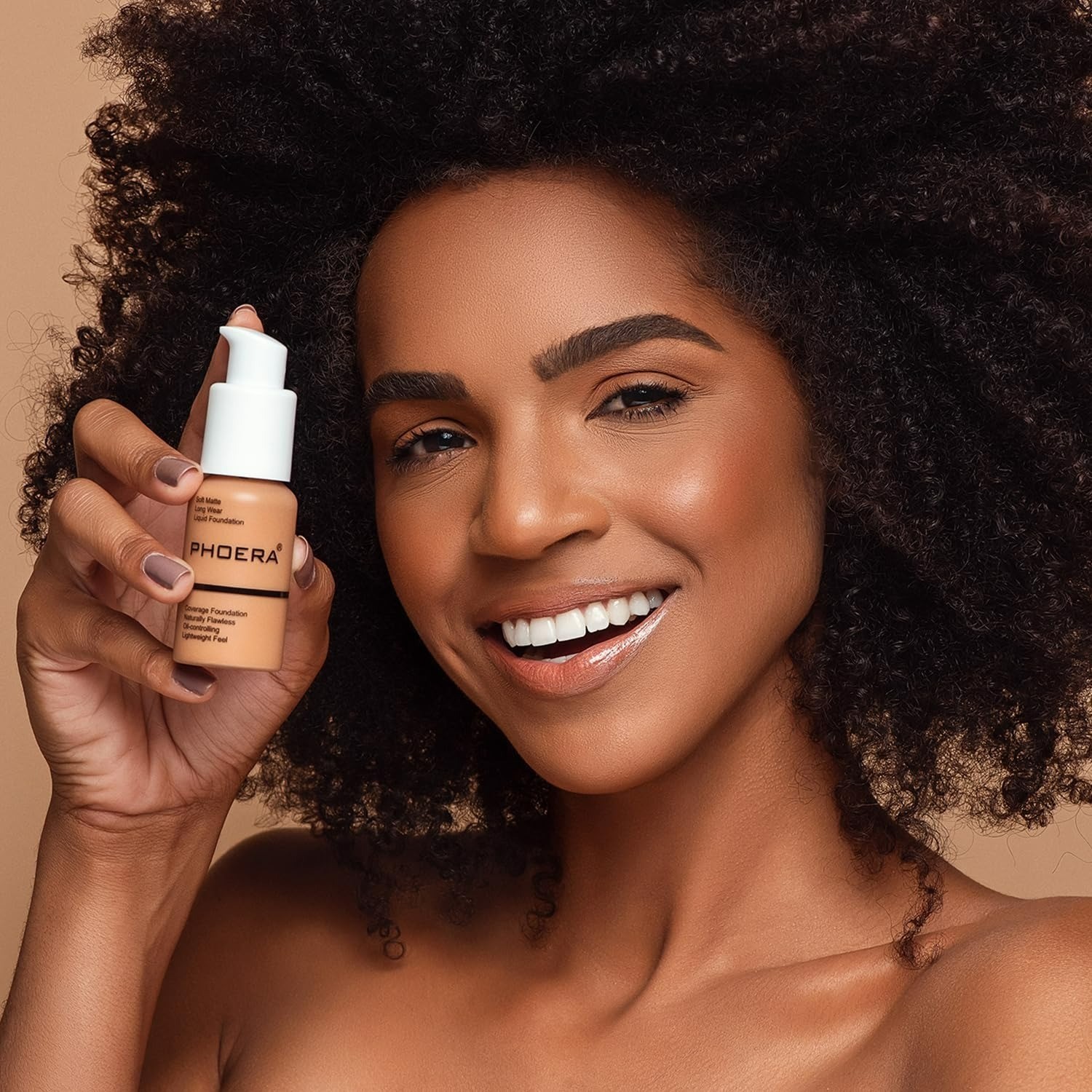 PHOERA Matte Liquid Foundation Full Coverage Concealer 30ml Oil Control