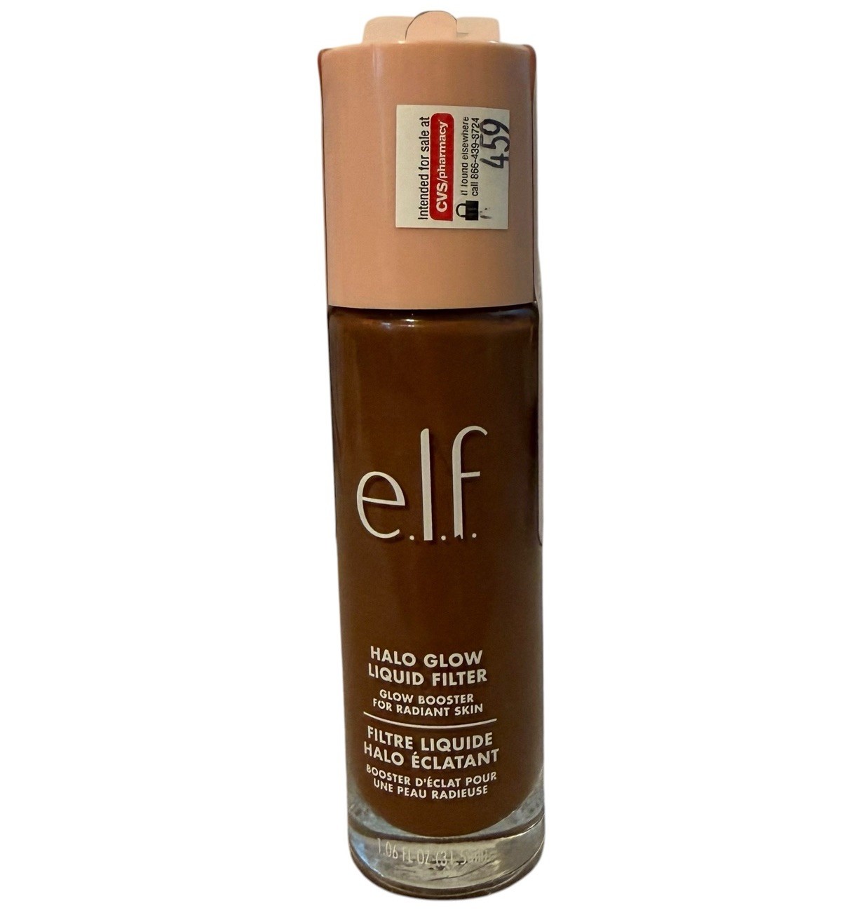 E.l.f. Halo Glow Liquid Filter Foundation Shade 8 Rich 1.06 Fl Oz