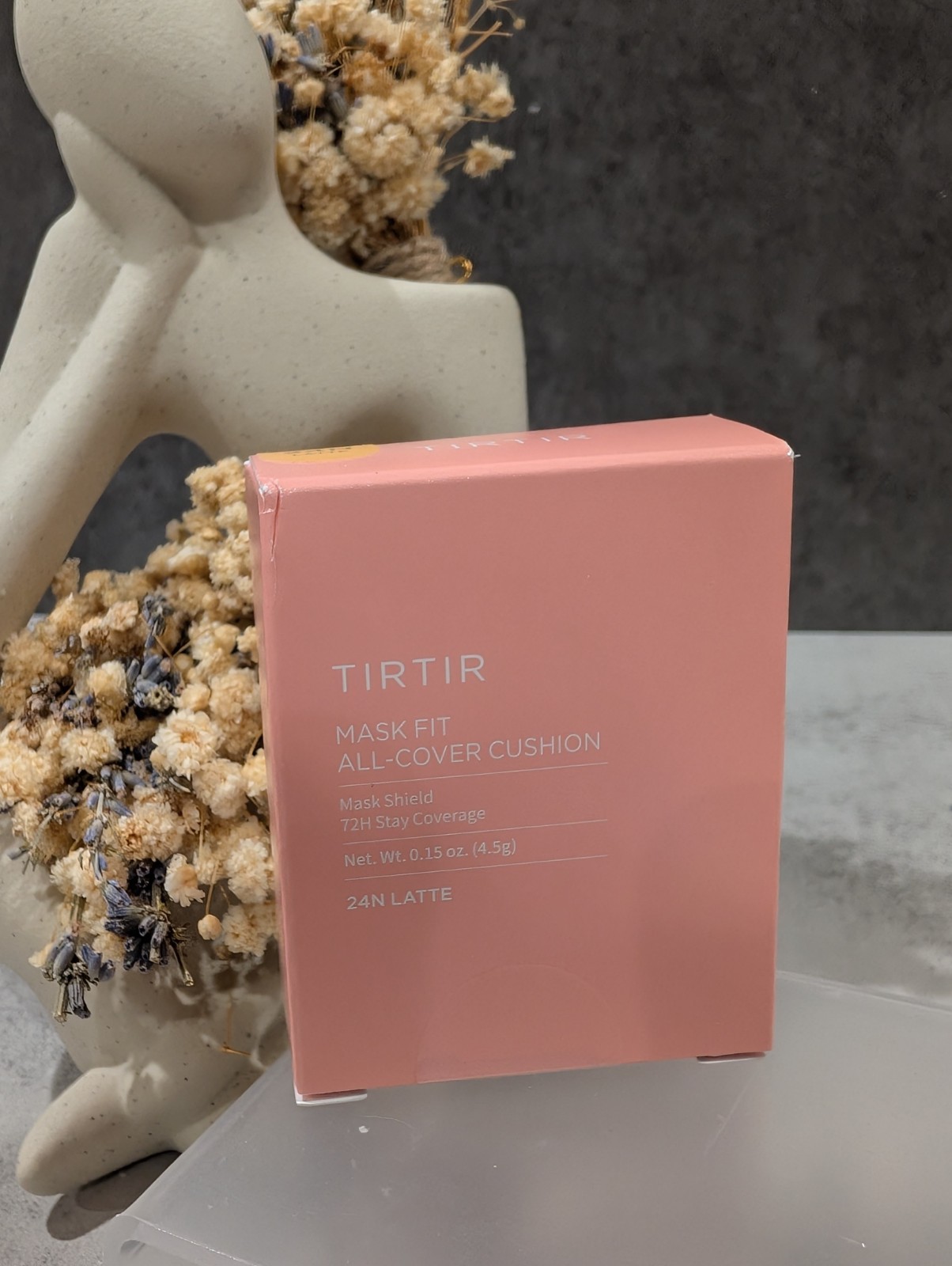 TIRTIR Mask Fit All-Cover Cushion MINI 24N LATTE .15oz/4.5g SEALED