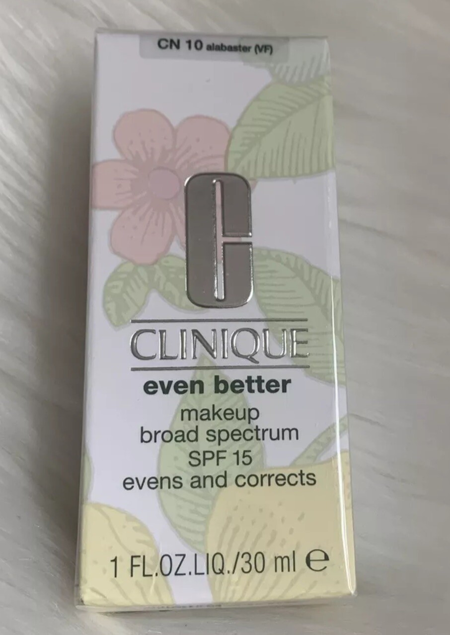 CLINIQUE EVEN BETTER MAKEUP SPF 15 FOUNDATION ~ CN 10 ALABASTER ~ 1oz NIB SEALED
