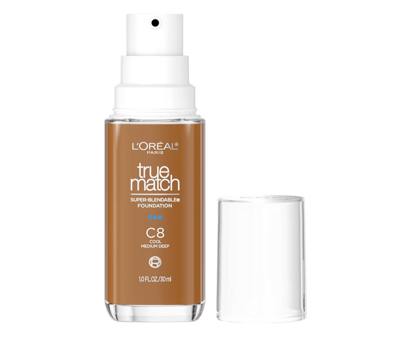 L’Oreal Paris True Match Super-Blendable Foundation,Medium Coverage Liquid-C8