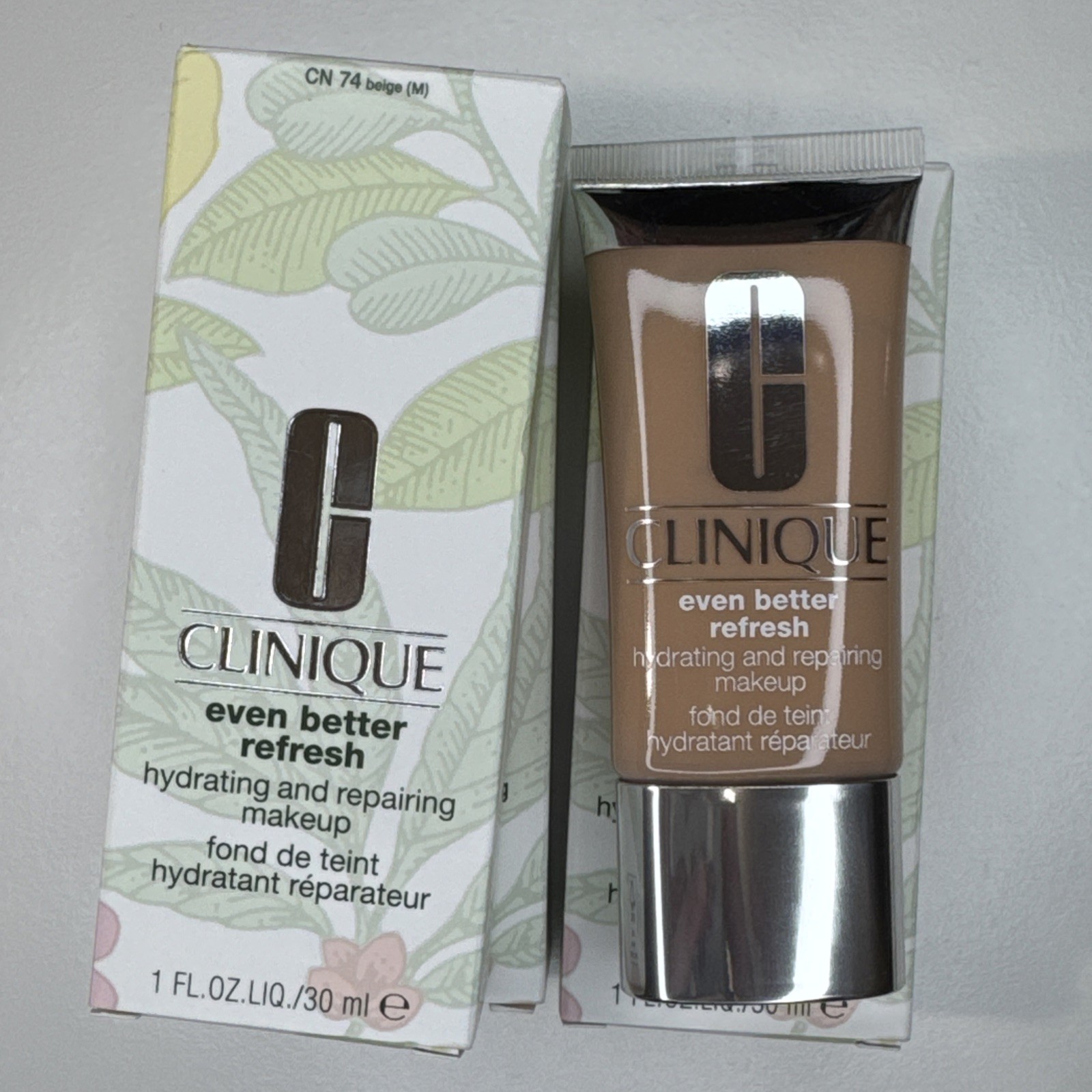 Clinique Even Better Refresh Hydrating & Repairing Makeup CN74 Beige(M) 1 oz NIB