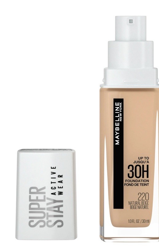 Stay Liquid Foundation Makeup, Full Coverage, 220 Natural Beige, 1 fl oz