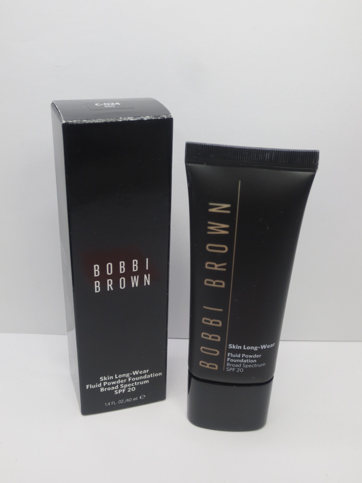 BOBBI BROWN SKIN FLUID POWDER FOUNDATION SPF 20 C-024 IVORY 1.4 OZ BOXED
