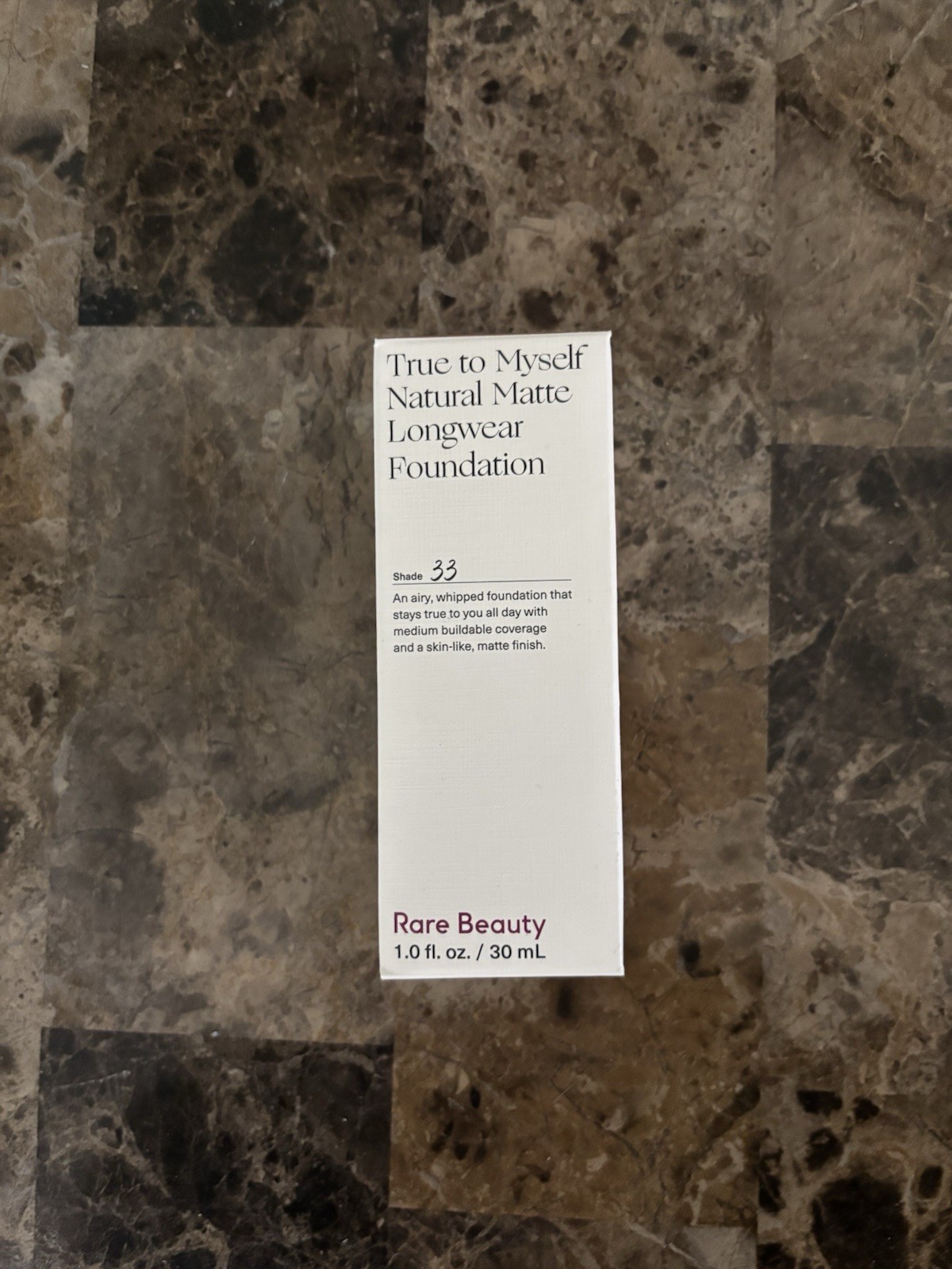 Rare Beauty True to Myself Matte Foundation 1 fl oz 33 Medium Deep Cool New