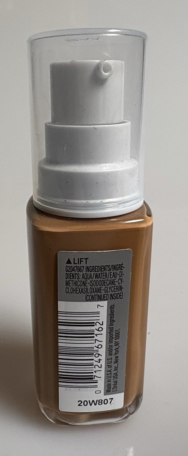 L’OREAL TRUE MATCH SUPER BLENDABLE FOUNDATION W8 WARM MEDIUM DEEP 1 fl oz