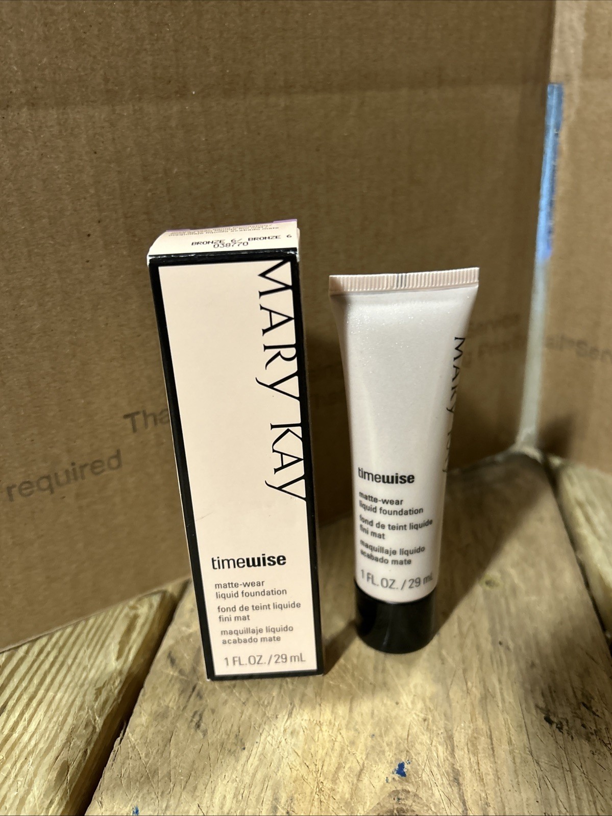 Mary Kay Medium Coverage Foundation 1 oz Bronze 6 Normal to Oily New