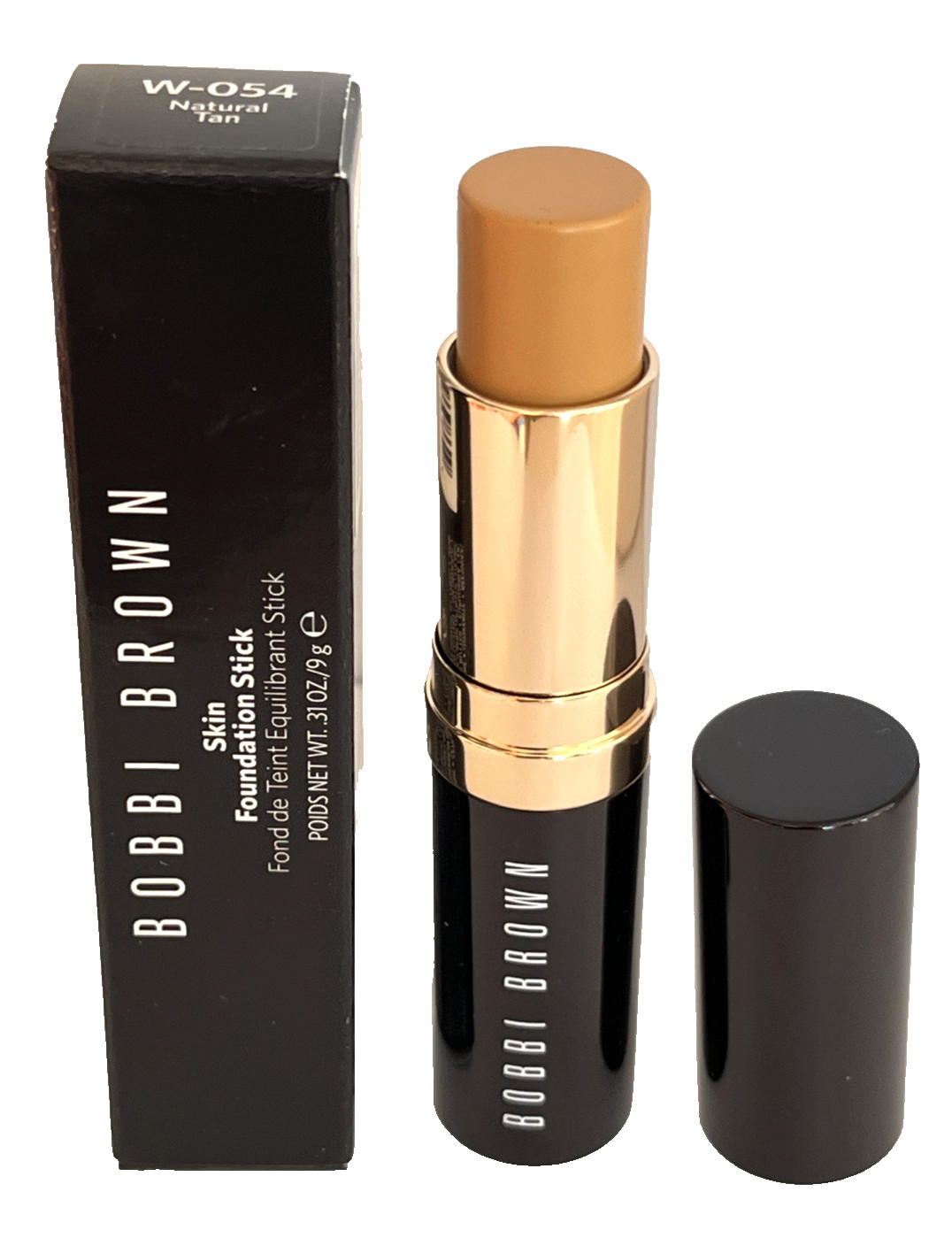 Bobbi Brown Skin Foundation Stick W-054 Natural Tan 0.31 oz / 9 g New In Box