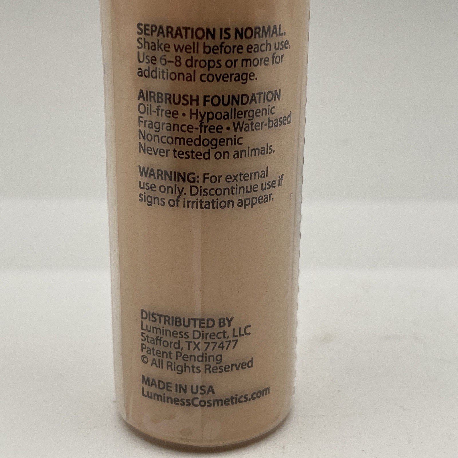 Luminess Silk 4-In-1 Shade 030 ADVANCED Airbrush Foundation .5oz SEALED