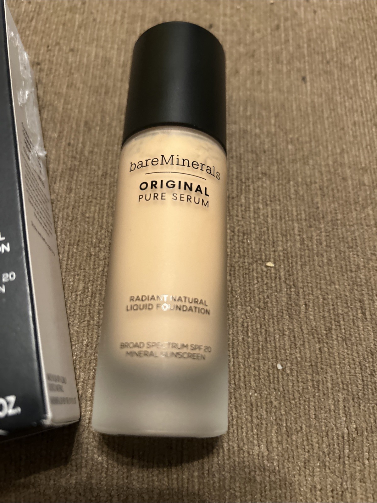 BareMinerals 0riginal Pure Serum Liquid Foundation SPF20 2 Light Cool 2.5 New